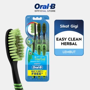 Oral-B Sikat Gigi All Rounder Easy Clean Herbal 3s