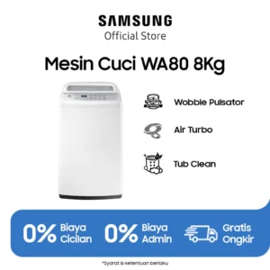 Samsung Mesin Cuci Top Loading 8 KG WA80H4200SW