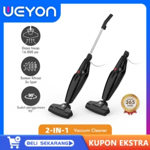 WEYON Penyedot Debu Vacum Cleaner Mini Alat Sedot Debu Vaccum Cleaner Portable Sapu Elektrik