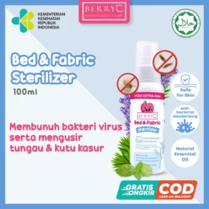 BerryC Bed & Fabric Steriliser 100ml Spray Sanitizer Disinfectant Sterilizer Anti Tungau Kutu Busuk Bed Bugs Serangga & Bakteri Non