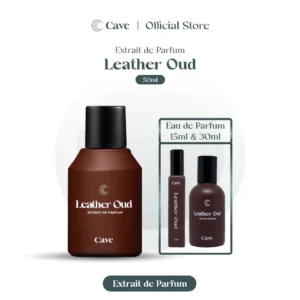 Cave Extrait de Parfum Leather Oud – Parfum Lokal Pria Manis Oud Tahan Lama