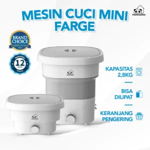 Pandaoma Mesin Cuci Mini Farge Mesin Cuci Lipat Mesin Cuci Mini Portable Kapasitas 2,8kg