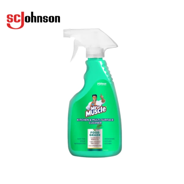 Mr Muscle Kitchen & Multi-Surface Cleaner Pump 500ml - Pembersih Kulkas Dapur Serbaguna - Image 3