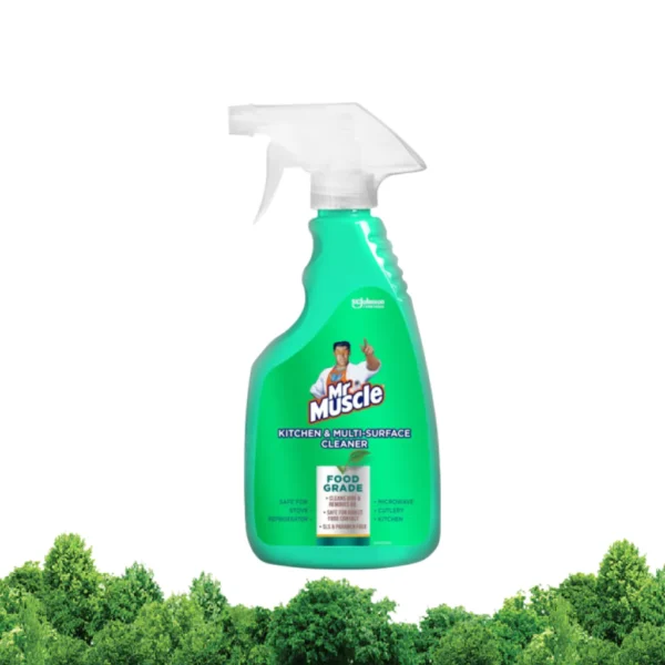 Mr Muscle Kitchen & Multi-Surface Cleaner Pump 500ml - Pembersih Kulkas Dapur Serbaguna - Image 2
