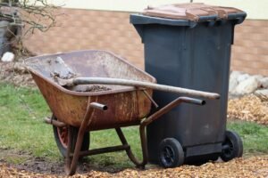 gardening, wheelbarrows, shovel