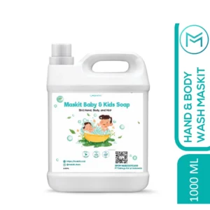 Baby Kids Hair & Body Wash Sabun Shampoo Bayi Maskit 1000ml