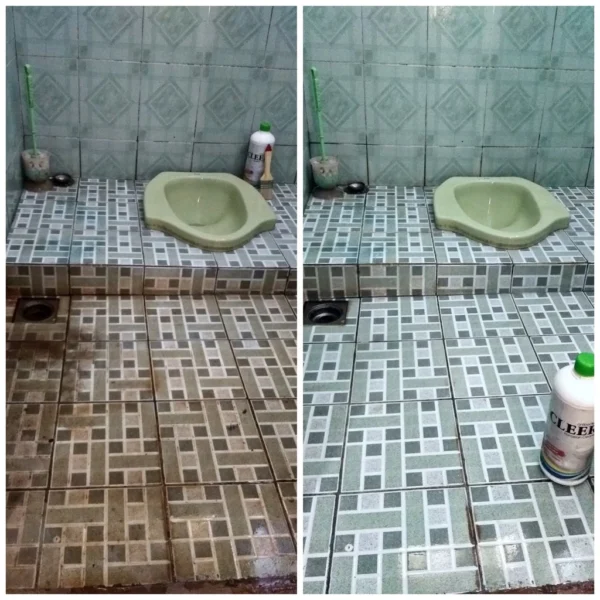 Pembersih keramik kamar mandi / toilet / wc ampuh (Bonus Kuas) Cleer 1000ml - Image 7