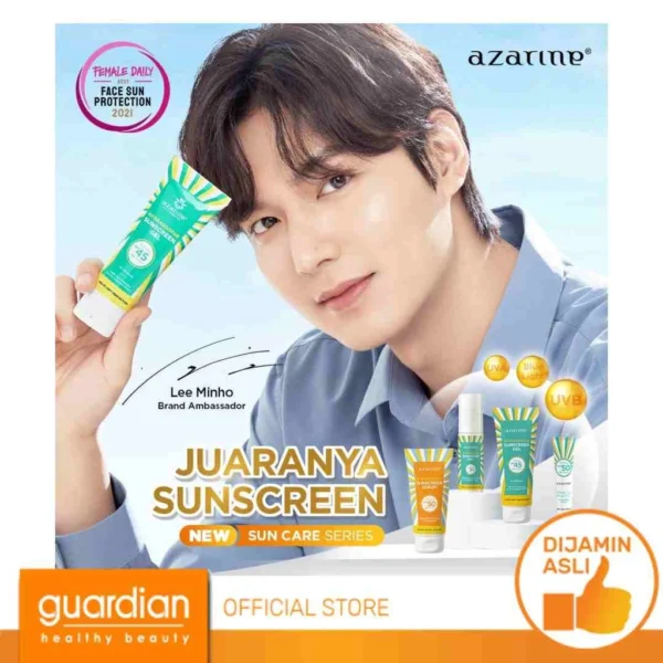 Azarine Hydrasoothe Sunscreen Gel SPF45 PA++++ Sunscreen Kulit Berminyak Berjerawat 50ml - Image 2