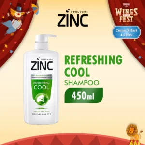 Zinc Shampoo Refreshing Cool Botol 450 ml