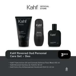 Kahf Revered Oud Personal Care Set + Deo