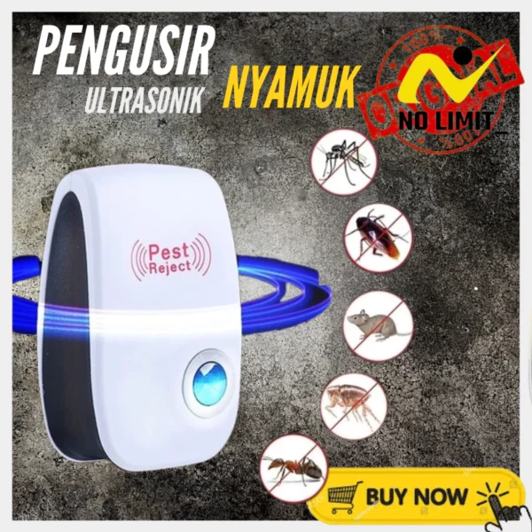 Alat Pengusir Serangga Nyamuk Tikus Lalat Kecoak Pest Reject Repeller Ultra Ultrasonic Anti Hama Ultrasonik