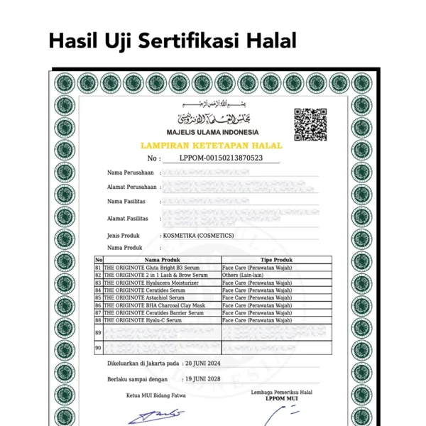 The Originote Hyalucera Moisturizer Gel - Pelembab Wajah Memperbaiki Skin Barrier dan Primer Menghidrasi Kulit Wajah with - Image 5
