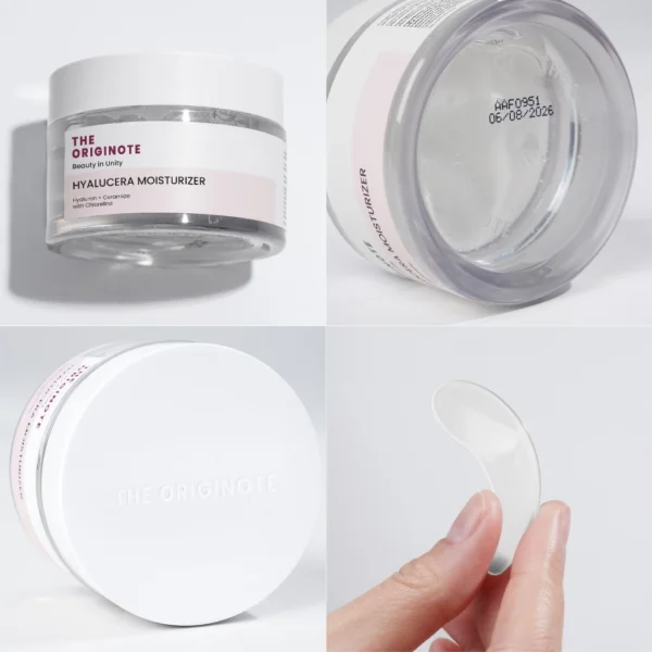 The Originote Hyalucera Moisturizer Gel - Pelembab Wajah Memperbaiki Skin Barrier dan Primer Menghidrasi Kulit Wajah with - Image 4