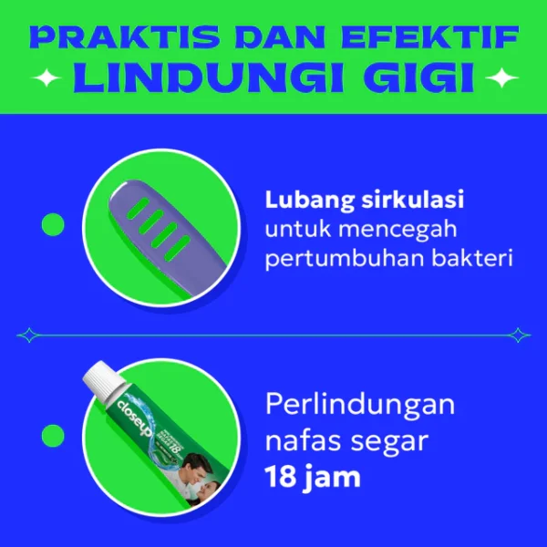 Closeup Sikat Gigi Lipat Travel (1PC+20gr) - Image 6