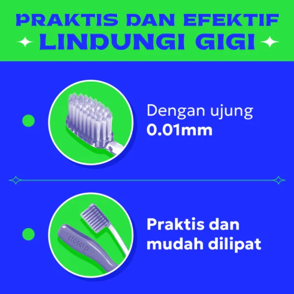 Closeup Sikat Gigi Lipat Travel (1PC+20gr) - Image 7