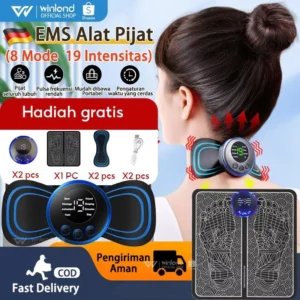 Winland Alat Pijat Punggung & Kaki Alat Pijat Elektrik Terapi EMS Pijat Kaki Pad Mat Original