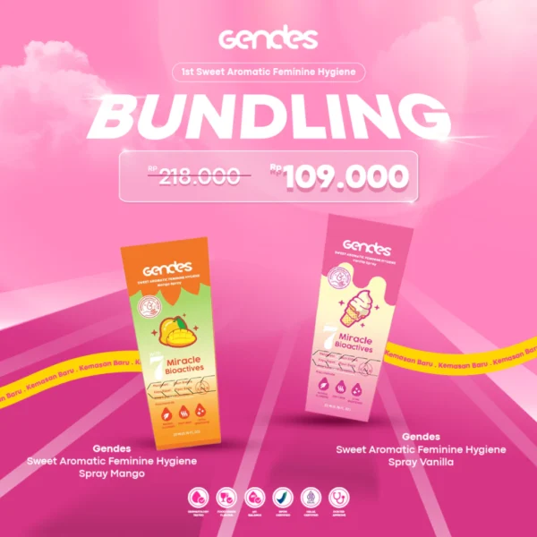 Gendes Paket Promo Bundling Sweet Aromatic Feminine Care Spray 2 Pcs - Image 8