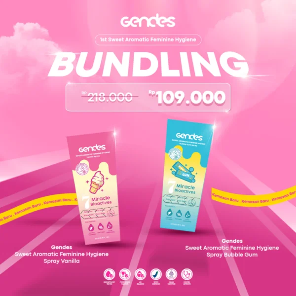 Gendes Paket Promo Bundling Sweet Aromatic Feminine Care Spray 2 Pcs - Image 7