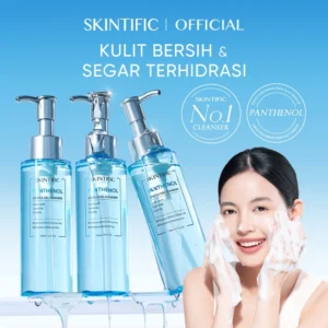 SKINTIFIC – Gentle Gel Cleanser 120ml | Facial Wash Acnes Face Wash Sabun Cuci Muka Acner Glowing Barrier Anti-Aging Exfoliating