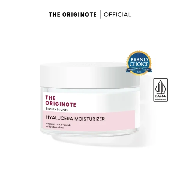 The Originote Hyalucera Moisturizer Gel - Pelembab Wajah Memperbaiki Skin Barrier dan Primer Menghidrasi Kulit Wajah with