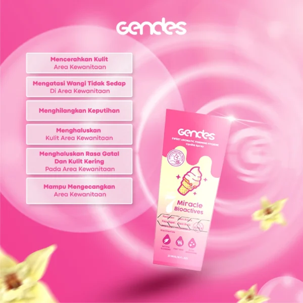 Gendes Paket Promo Bundling Sweet Aromatic Feminine Care Spray 2 Pcs - Image 6