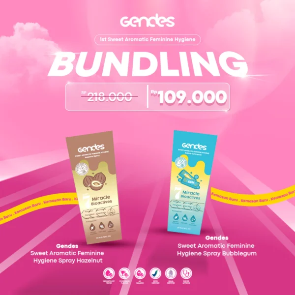 Gendes Paket Promo Bundling Sweet Aromatic Feminine Care Spray 2 Pcs - Image 5