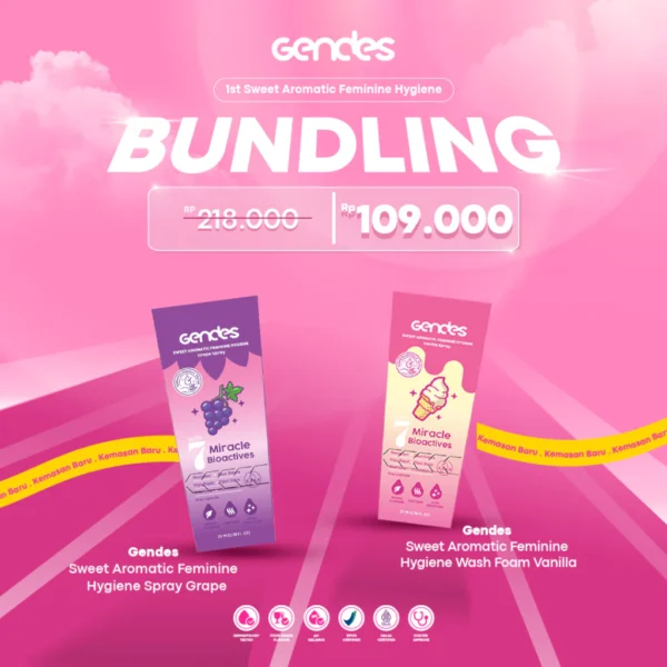 Gendes Paket Promo Bundling Sweet Aromatic Feminine Care Spray 2 Pcs - Image 3