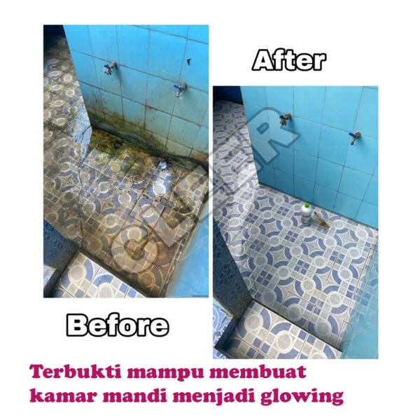 Pembersih keramik kamar mandi / toilet / wc ampuh (Bonus Kuas) Cleer 1000ml - Image 5
