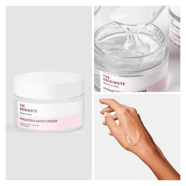 The Originote Hyalucera Moisturizer Gel - Pelembab Wajah Memperbaiki Skin Barrier dan Primer Menghidrasi Kulit Wajah with - Image 2