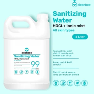 Cleanbee HOCL Food Grade Sanitizing Water Hypoallergenic all skin types 5 Liter