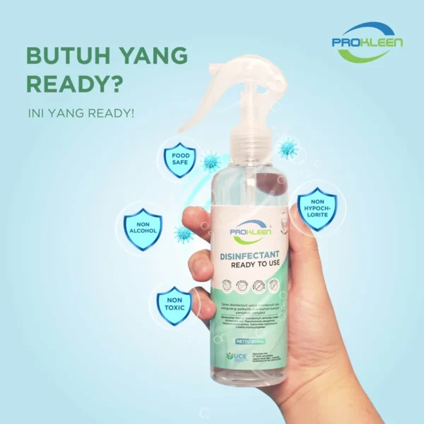 PROKLEEN Disinfectant Spray Antiseptik Cairan Desinfektan 250ml - Image 3