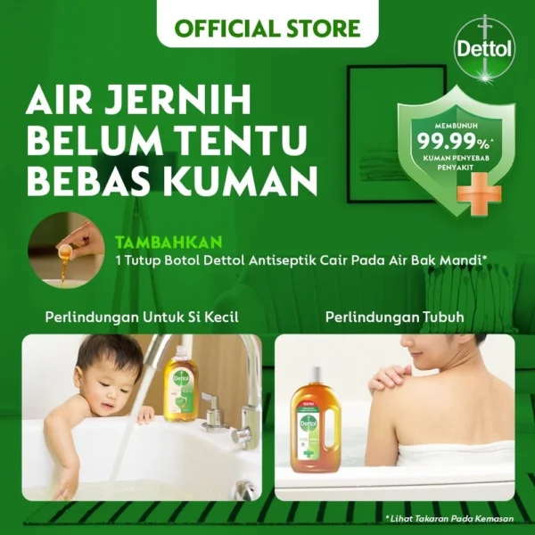 Dettol Cairan Antiseptik 4,5 Liter - Anti Kuman dan Bakteri - Image 7