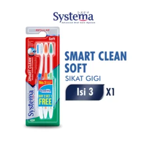 Systema Sikat Gigi Smart Clean Isi 3 Pcs