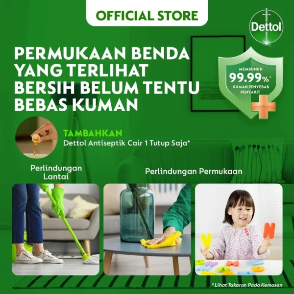 Dettol Cairan Antiseptik 4,5 Liter - Anti Kuman dan Bakteri - Image 5