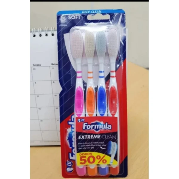 Formula Extreme Clean sikat gigi 1 pack isi 4 - Image 4