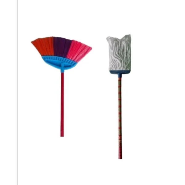 Paket pel lantai plus sapu senar gagang kayu - Image 7