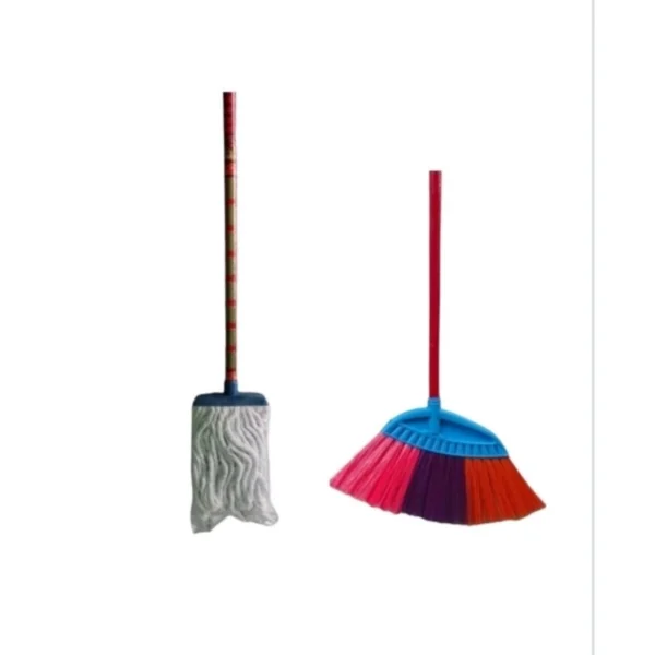 Paket pel lantai plus sapu senar gagang kayu - Image 6