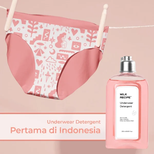 Milk Recipe Underwear Detergent - Sabun Cuci Pakaian Dalam Ampuh Membersihkan Noda Merah, Kumal dan Bakteri Pada Celana - Image 2