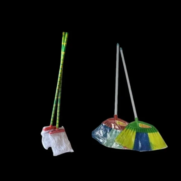 Paket pel lantai plus sapu senar gagang kayu - Image 4