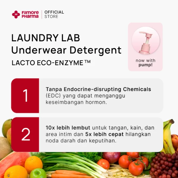 FILMORE Laundry Lab Underwear Detergent | Deterjen Pakaian Dalam Bebas EDC | Hormone-friendly - Image 4