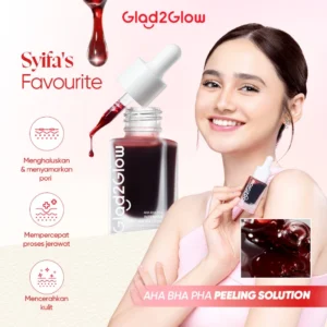 [ READY STOCK ]Glad2Glow Peeling Solution AHA BHA PHA INTENSIVE 1/2/3pcs Wajah Mencerahkan serum membantu mencerahkan