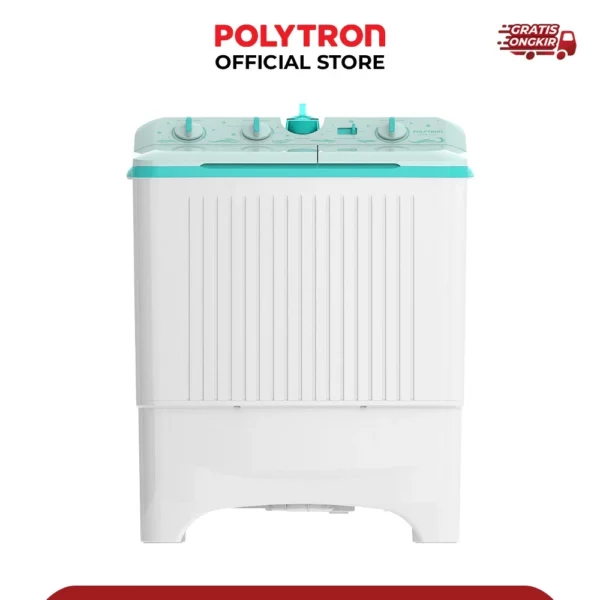 POLYTRON Mesin Cuci 2 Tabung Giant Series Hijab 7 KG - PWM 7076Y - Image 2
