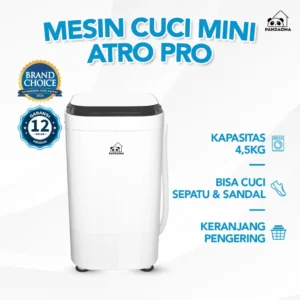 Pandaoma Mesin Cuci Mini Atro Mesin Cuci Sepatu Mesin Cuci Portable Kapasitas 4,5kg