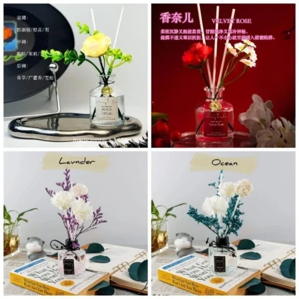REED DIFFUSER LOVER'S GRASS REED DIFFUSER REFILL REED DIFFUSER HAMPERS PENGHARUM RUANG AROMATERAPI - Image 3
