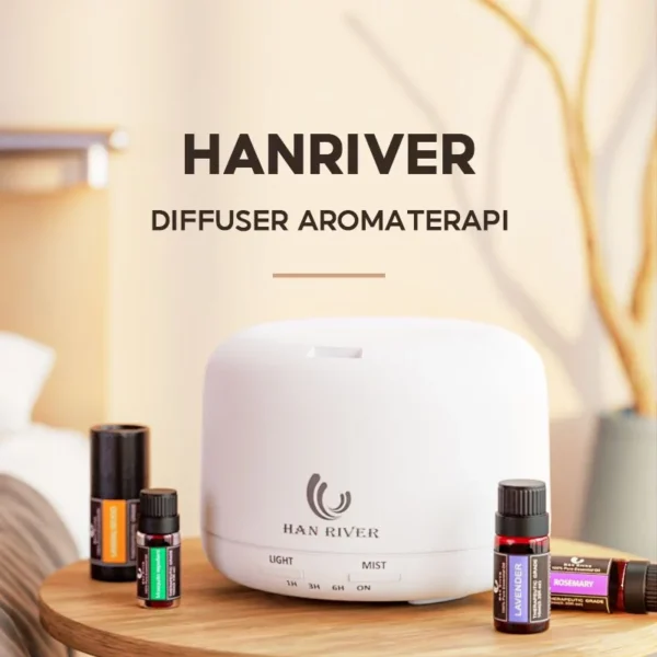 HAN RIVER Humidifier Kendali Jarak Jauh Diffuser 500ML - Image 8